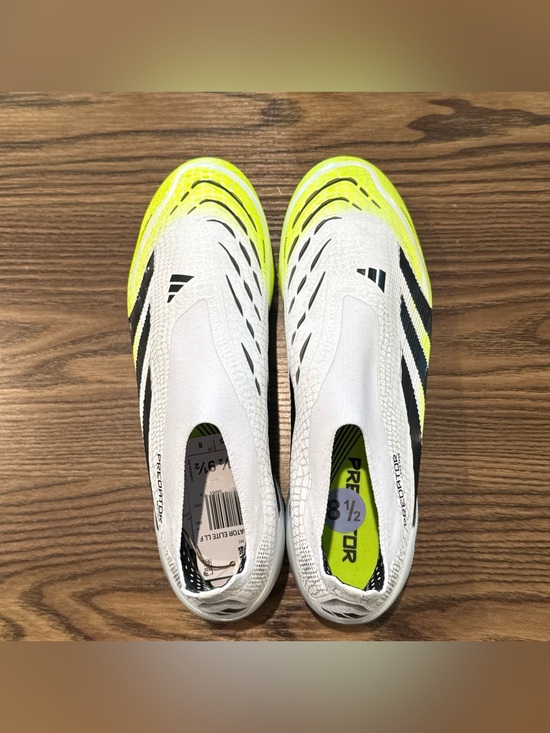 Men’s Size 8.5 Adidas Predator Elite LL Laceless FG Soccer Cleats JI1075 - NEW main image 6